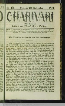 Ein Derwisch prophezeit den Tod Batthyany’s