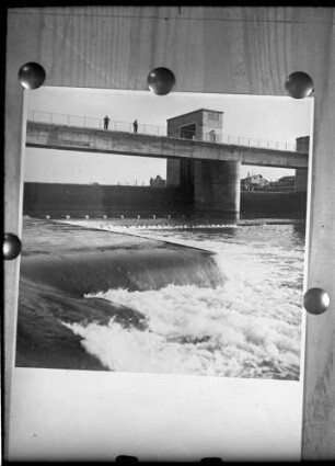 Aldingen, Wehr vom Unterwasser