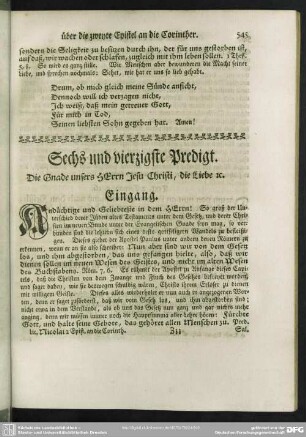 Sechs und vierzigste Predigt
