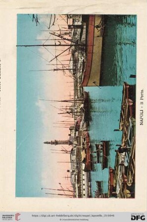 Napoli – Il Porto. – Le port. – The Port. – Der Hafen.