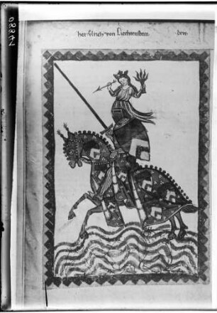 Heidelberg Manesse Liederhandschrift Ulrich von Lichtenstein