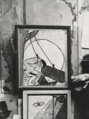 Ohne Titel (Bilder im Atelier von Michel)