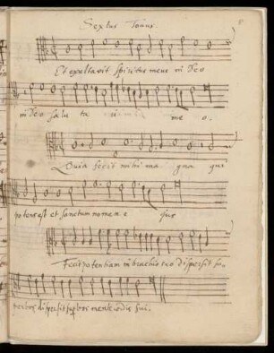 6. Magnificat Sextus Tonus