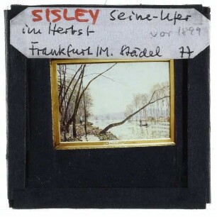 Sisley, Seine-Ufer im Herbst