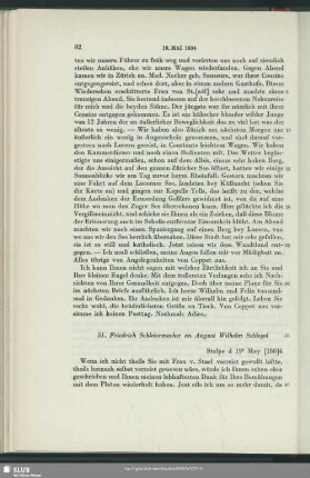 Friedrich Schleiermacher an August Wilhelm von Schlegel, Stolpe, 19.05.1804