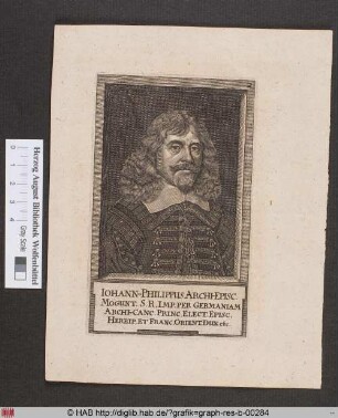 Porträt des Johann Philipp von Schönborn
