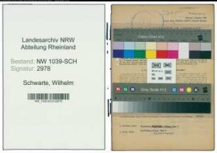 Entnazifizierung Wilhelm Schwarte , geb. 31.03.1910 (Rechtsanwalt)