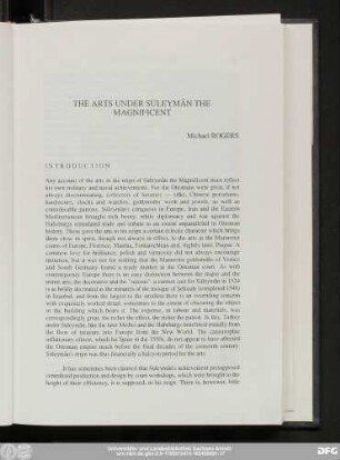 The Arts Under Süleymân The Magnificent Michael Rogers