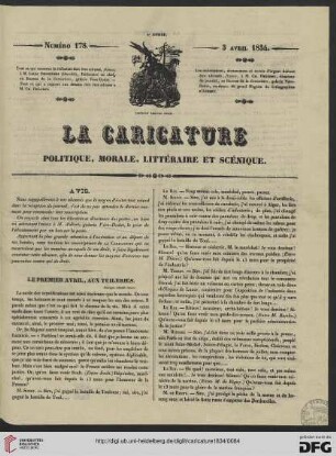 Numéro 178 (3 Avril 1834)