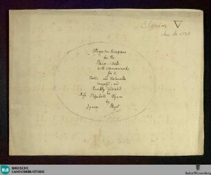 Trios. Excerpts - Don Mus.Ms. 1568 : pf, vl, vlc; F; BenP 437/3