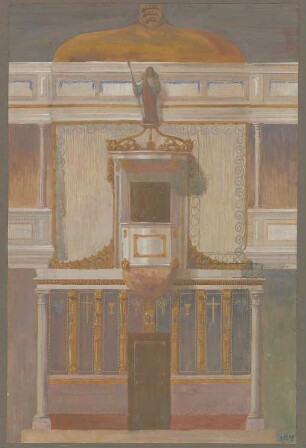 Dolmetsch, Theodor; Göppingen; Kirche - Innenraum (Detail)