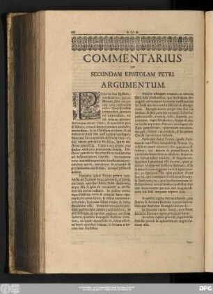Commentarius In Secundam Epistolam Petri.