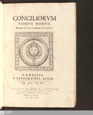 Tomvs Nonvs: Ab anno CCCCLI. ad annum CCCCLXXV.