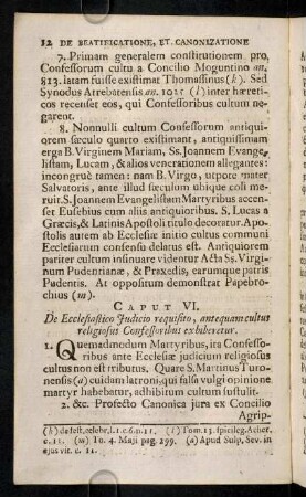 12-21, Caput VI - VIII