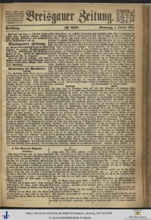Nr. 230-255 (Oktober 1871)