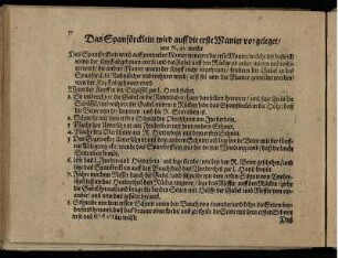 Das Spanfärcklein wird auff die erste Manier vorgeleget/ wie N. 42. weiset