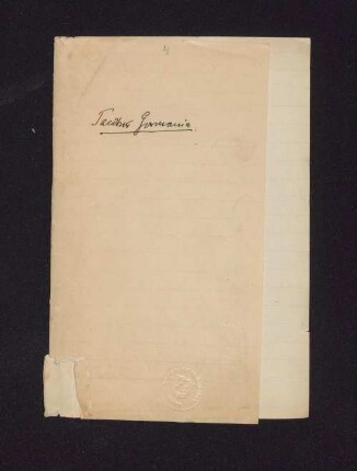 Tacitus Germania