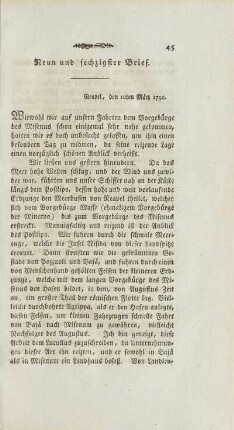 Neun und sechzigster Brief