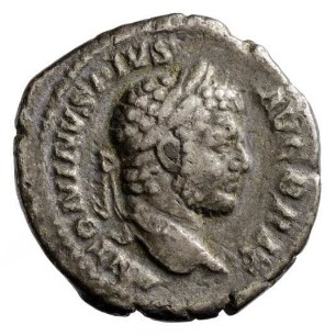 Münze, Denar, 210 - 213 n. Chr.?