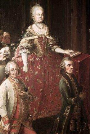 Kirchenfest 1764 zur Einrichtung des königlich ungarischen Sankt Stephansordens in der Wiener Hofkapelle