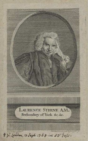 Bildnis des Laurence Sterne