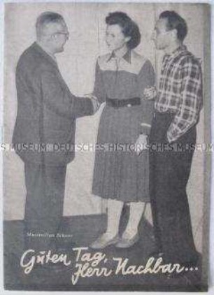 Propagandaschrift des Deutschen Friedensrates für die Einheit Deutschlands