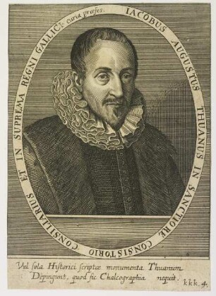 Bildnis des Iacobus Augustus Thuanus