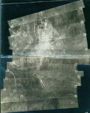 Foto des Geländes östlich von Cléry(-sur-Somme) und Omiécourt(-Lès-Cléry) (Luftbild)