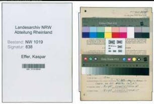 Entnazifizierung Kaspar Effer , geb. 11.02.1905 (Postschaffner)