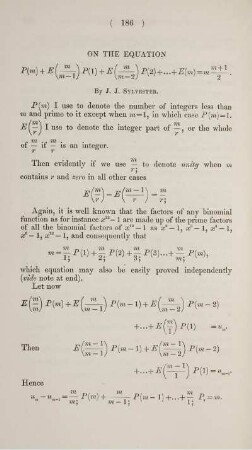 On the Equation.