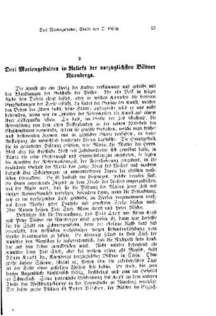 Drei Mariengestalten in Reliefs der vorzüglichsten Bildner Nürnbergs