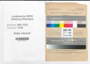Entnazifizierung Heinrich Boltzt , geb. 18.12.1902 (Steiger)