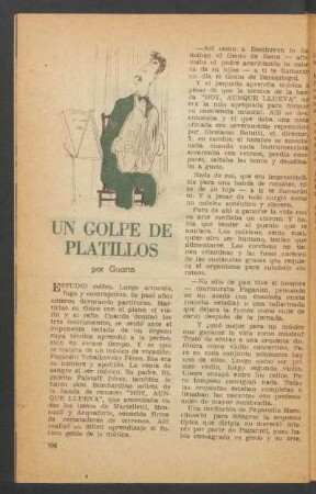 Un golpe de platillos