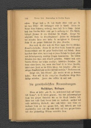 Aufschläger, Auflagen.