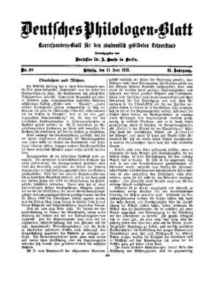 Oberlehrer und Richter