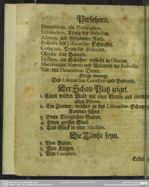 Der Schau-Platz zeiget