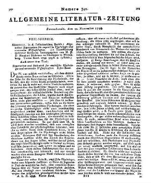 Heydenreich, K. H.: Philosophisches Taschenbuch für denkende Gottesverehrer. Jg. 3. Leipzig: Martini 1798
