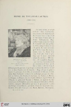 4. Pér. 12.1914-1916: Henri de Toulouse-Lautrec (1864 - 1901)