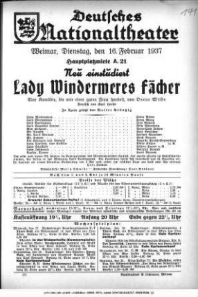 Lady Windermeres Fächer
