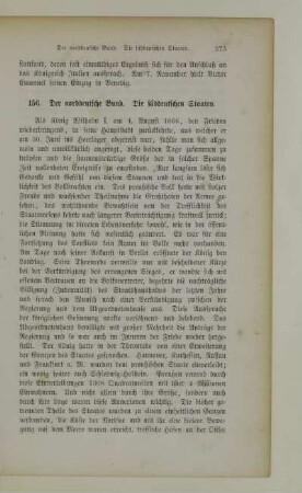 156. Der norddeutsche Bund. Die süddeutschen Staaten