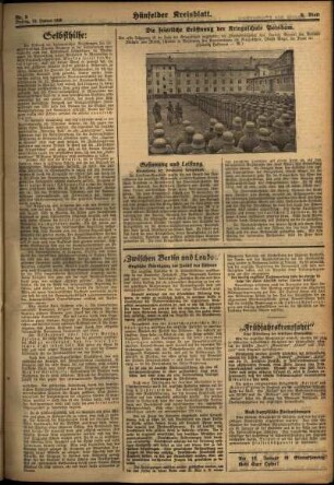 Zweite Ausgabe vom Freitag, den 10. Januar 1936.