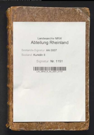 Steueranschlag für das Erzstift