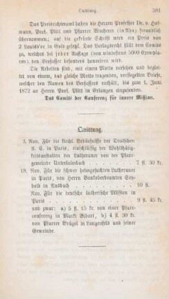 381 Quittung