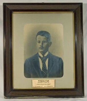 Portrait von Wilhelm Claß