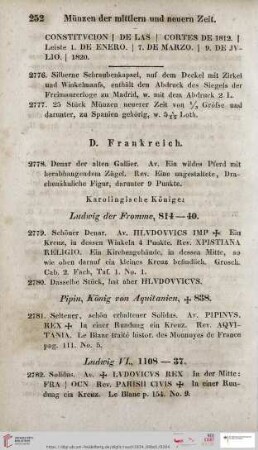 D. Frankreich (Nr. 2778 - 3263)
