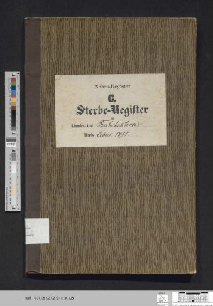 Sterberegister Güldendorf 1898