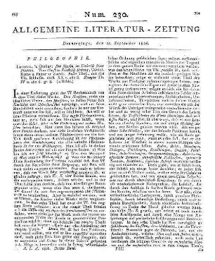 Nauendorf, C. G.: Versuch über die Anlagen des Menschen und den Gang seiner Ausbildung. Leipzig: Barth 1805