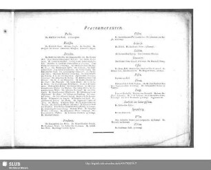 Praenumeranten.
