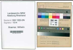 Entnazifizierung Wilhelm Braemer , geb. 10.01.1891 (Vorarbeiter)