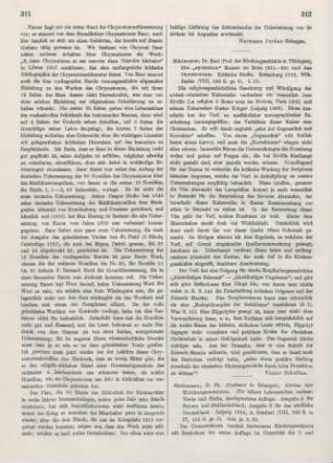 312-314 [Rezension] Bachmann, Philipp G., Abriß der Kirchengeschichte